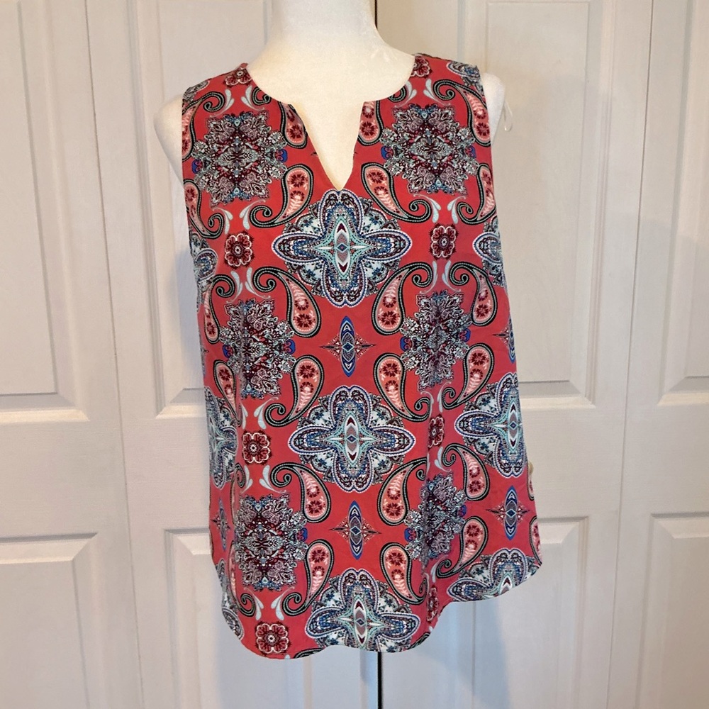 🩷 VERSE Sleeveless Top / Blouse - Medium (01076)